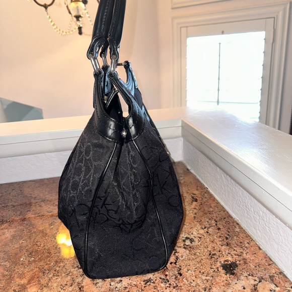 Calvin Klein canvas and leather satchel - Picture 3 of 8